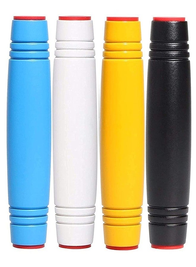 ماياترا لعبة مكتبية خشبية محمولة رائعة من موكورو، ألعاب ثلاثية الأبعاد قابلة للطي لتخفيف القلق والتوتر لدى البالغين، لعبة سبينر لتخفيف التوتر، عصا فيدجيت سبينر مكتبية (عبوة من 4 قطع) - Image 1